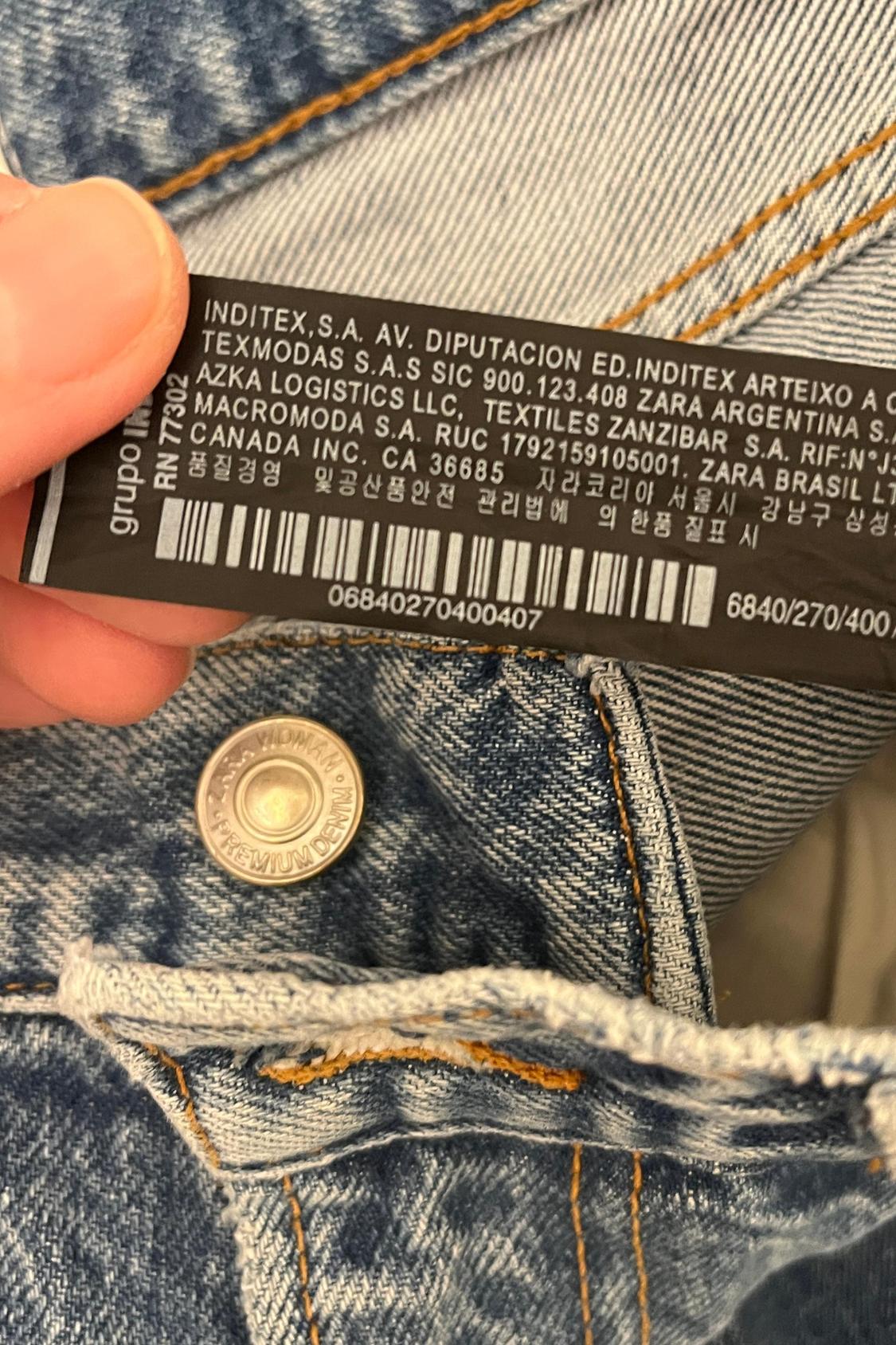 JEANS ZARA TIRO MEDIO - Image 5