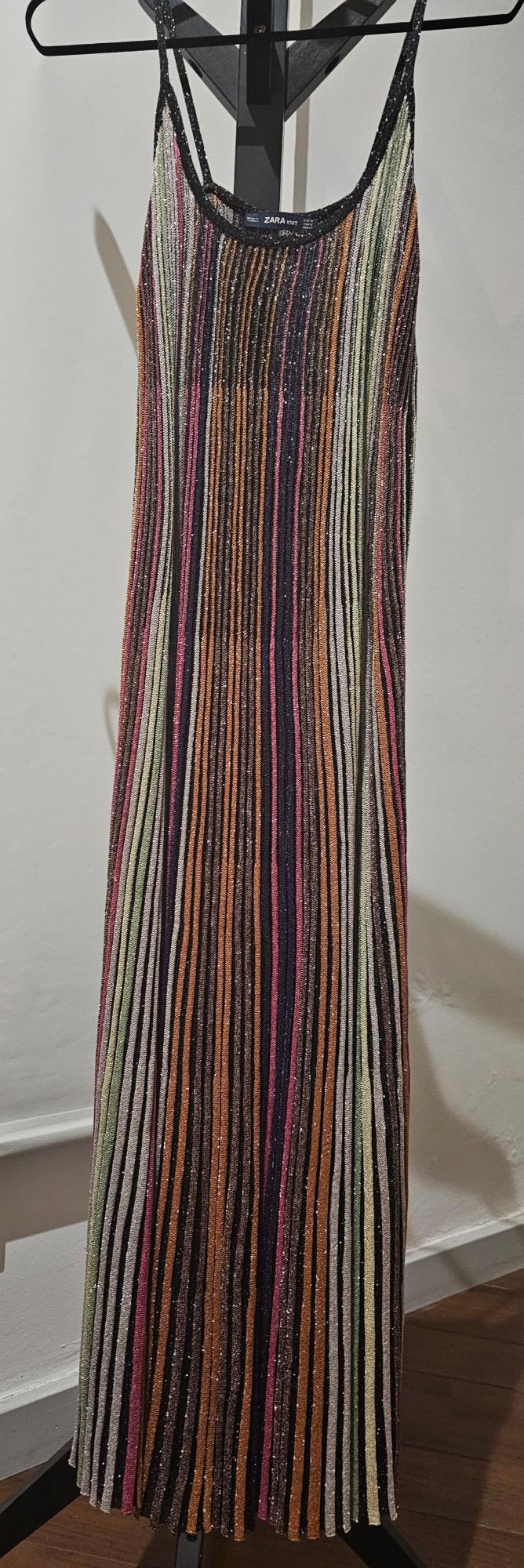 SHINY MULTICOLOURED DRESS