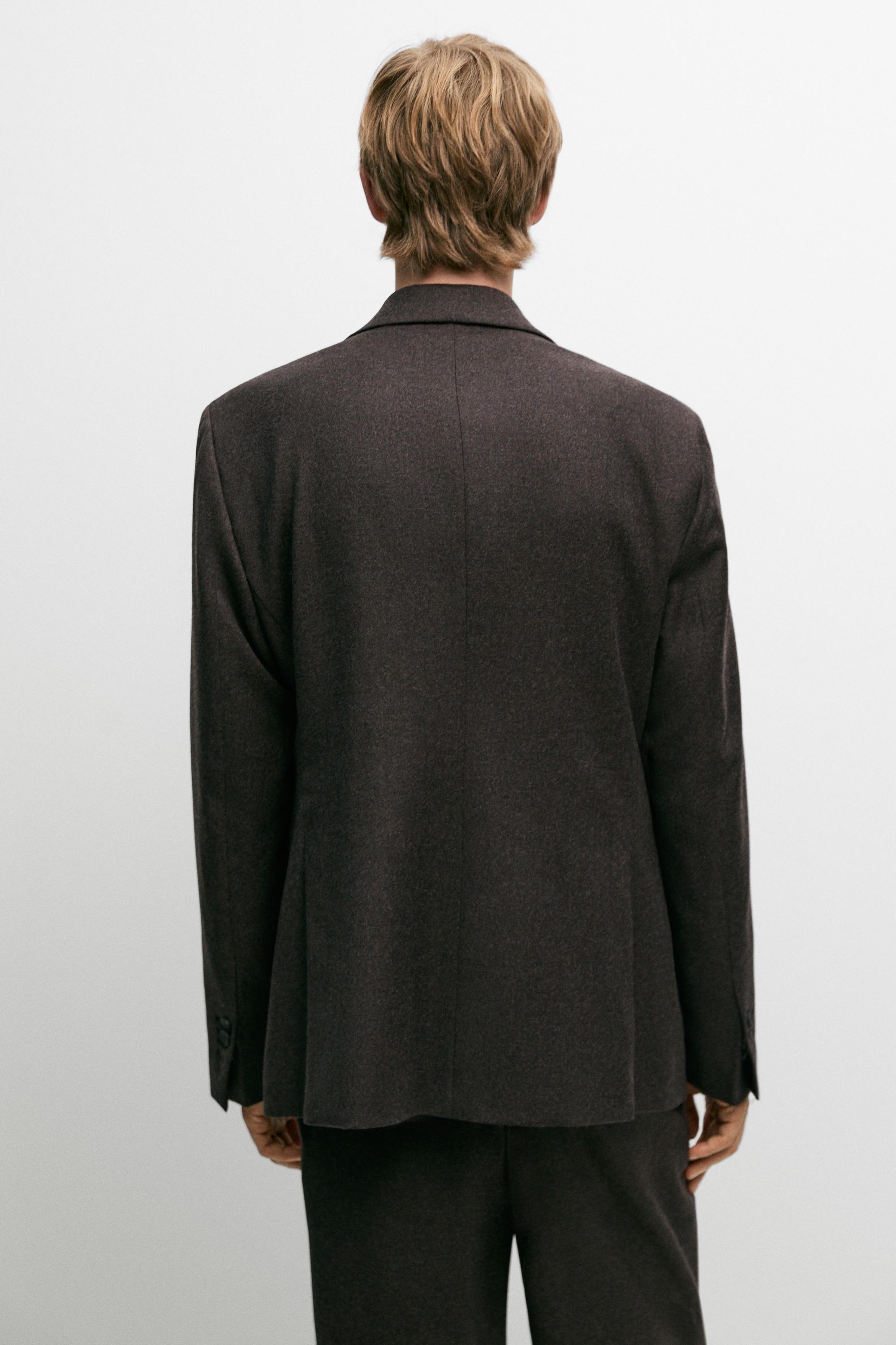 100% wool suit blazer