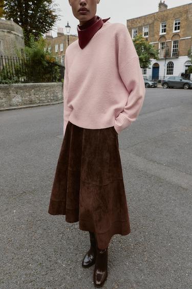 SOFT KNIT JUMPER - Light pink by Zara
