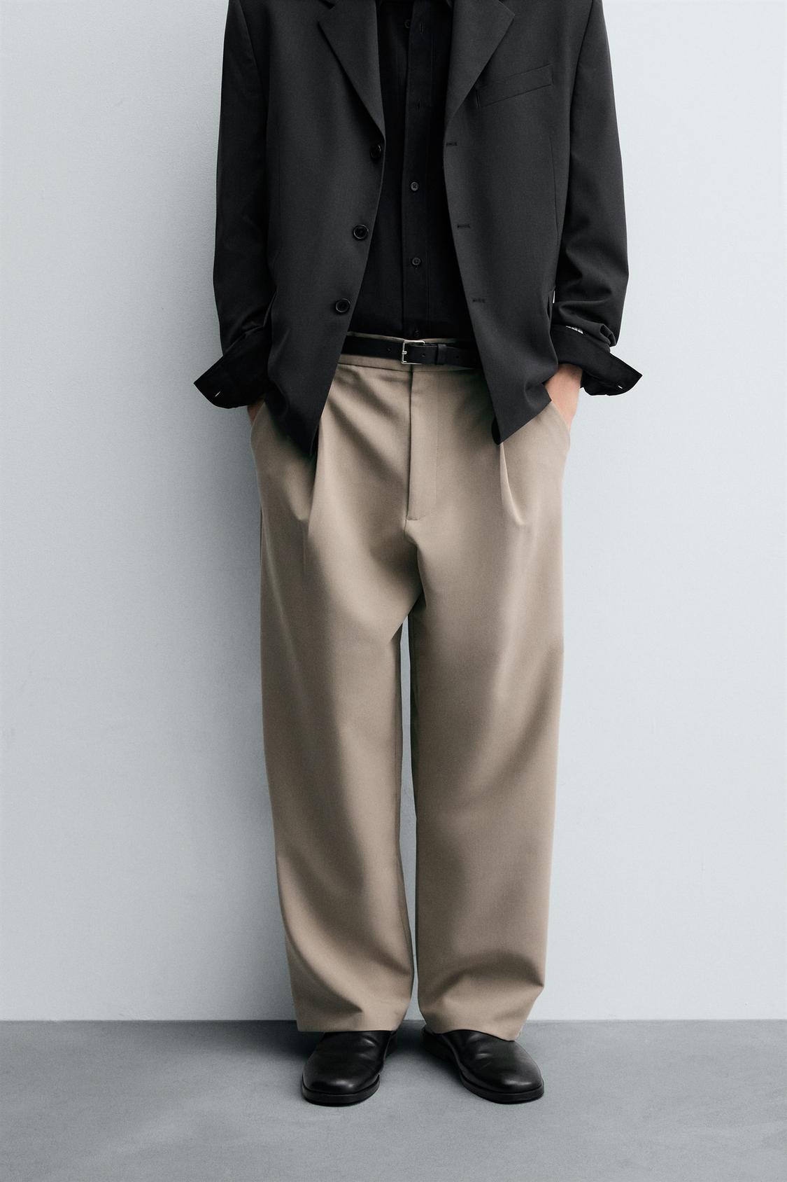 PANTALÓN RELAXED FIT PLIEGUES