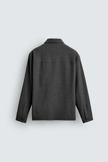 VISCOSE POLO SHIRT - FROSTED GRAY by Zara