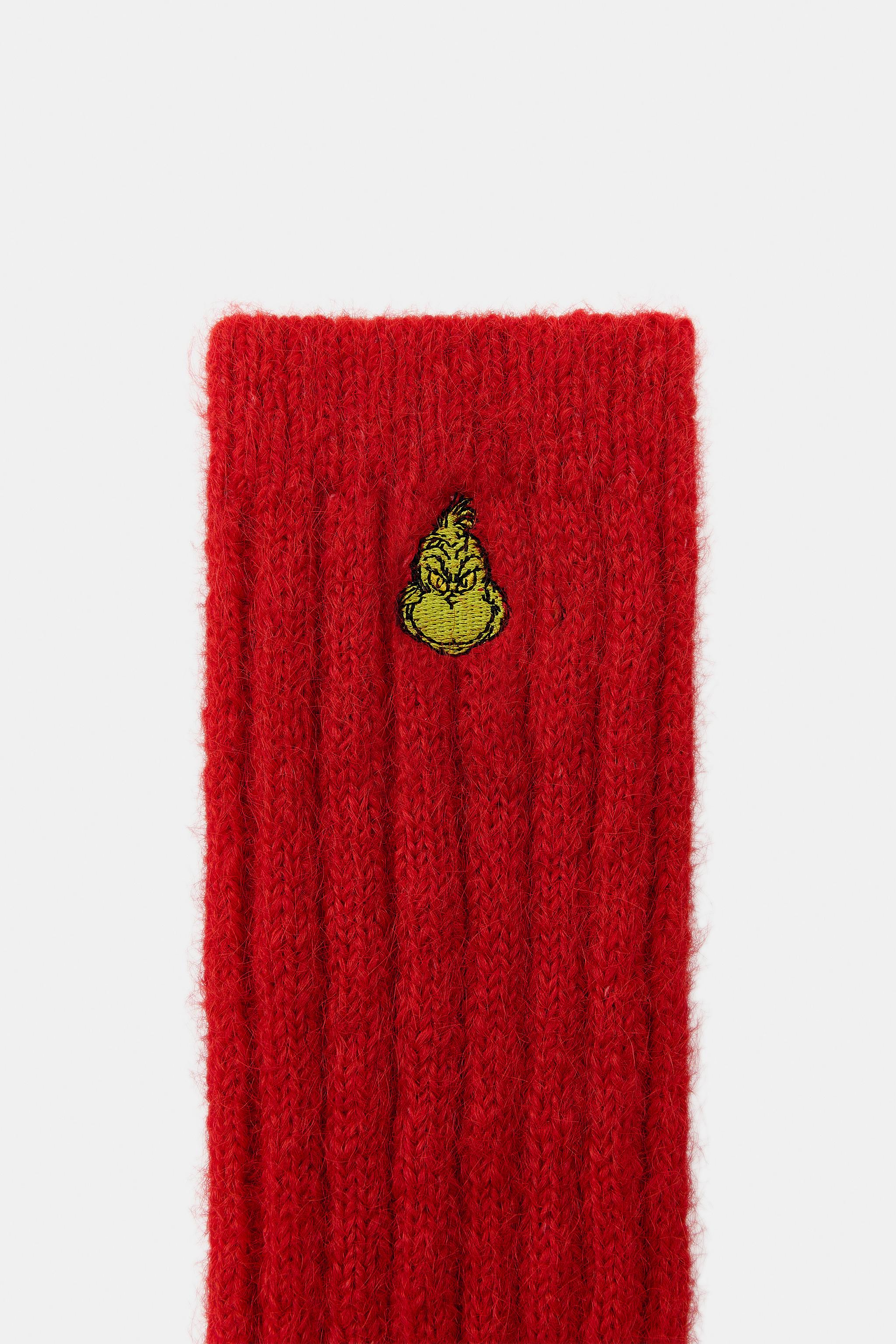 GRINCH™ EMBROIDERED KNEE SOCKS