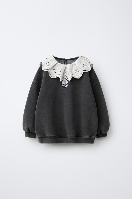 Zara THE NIGHTMARE BEFORE CHRISTMAS © DISNEY EMBROIDERED SWEATSHIRT - Anthracite grey - Image 0