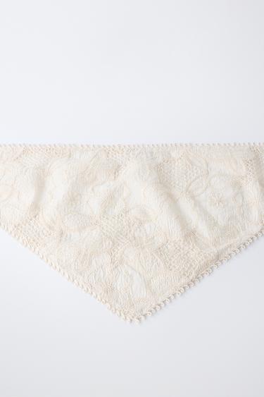 BANDANA CEINTURE PAPILLONS AJOURÉS - Écru de Zara - Image 2