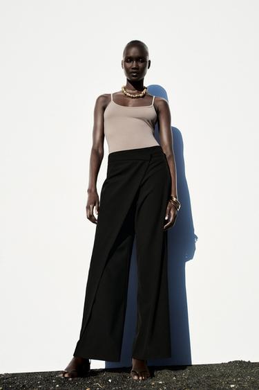 БРЮКИ-ПАРЕО — ЧЕРНЫЙ от Zara — изображение 0