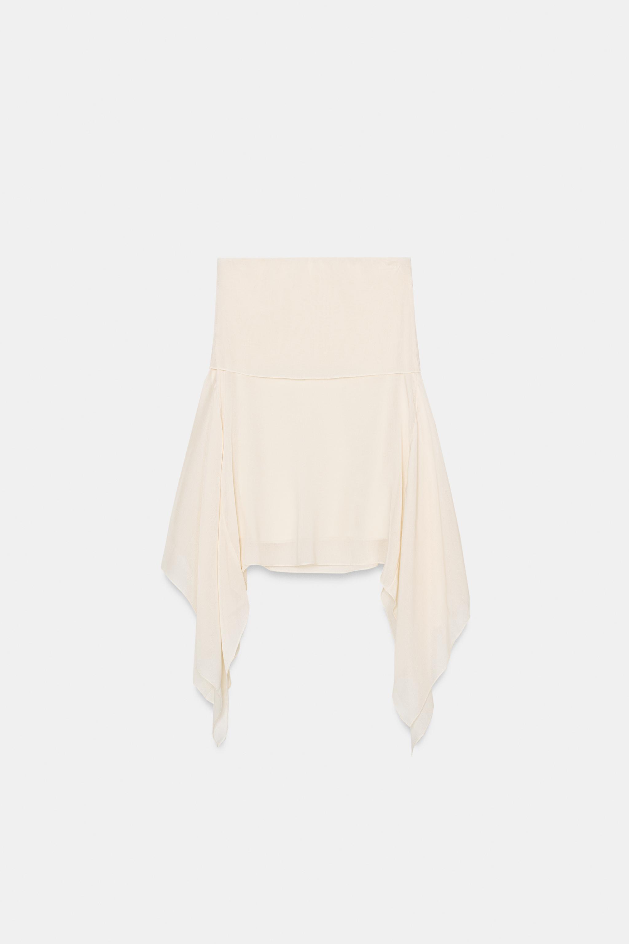 JUPE FLUIDE ASYMÉTRIQUE