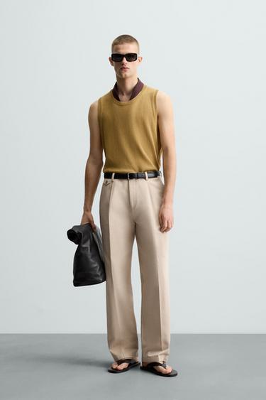 COLETE DE TRICÔ - Amarelo da Zara - Imagem 0