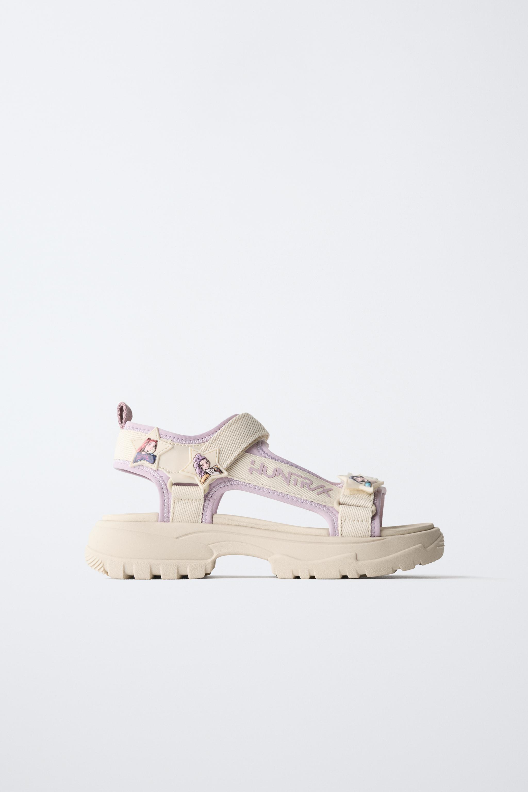 Детские сандалии Zara HUNTRIX KPOP DEMON HUNTERS™ NETFLIX© TECHNICAL SANDALS