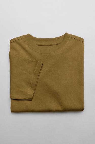 ЕДНОЦВЕТНА ФЛАНЕЛКА MEDIUM WEIGHT - Тофи от Zara