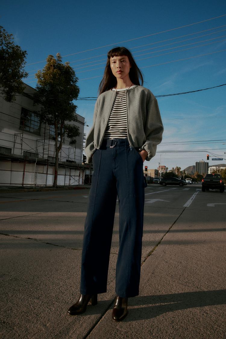 YUMUŞAK BOMBER CEKET