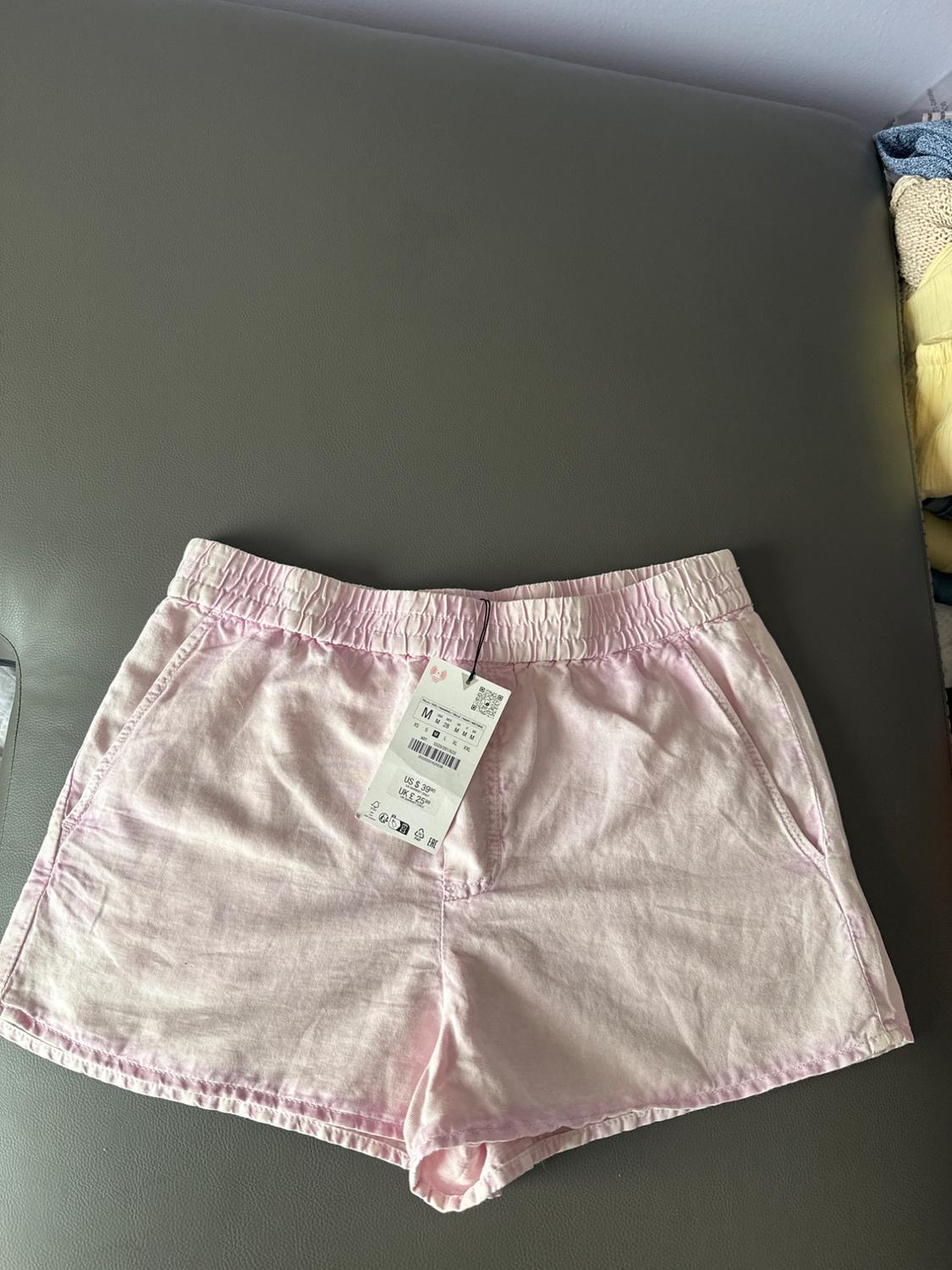 SHORTS CON LINO EFECTO LAVADO - Image 2