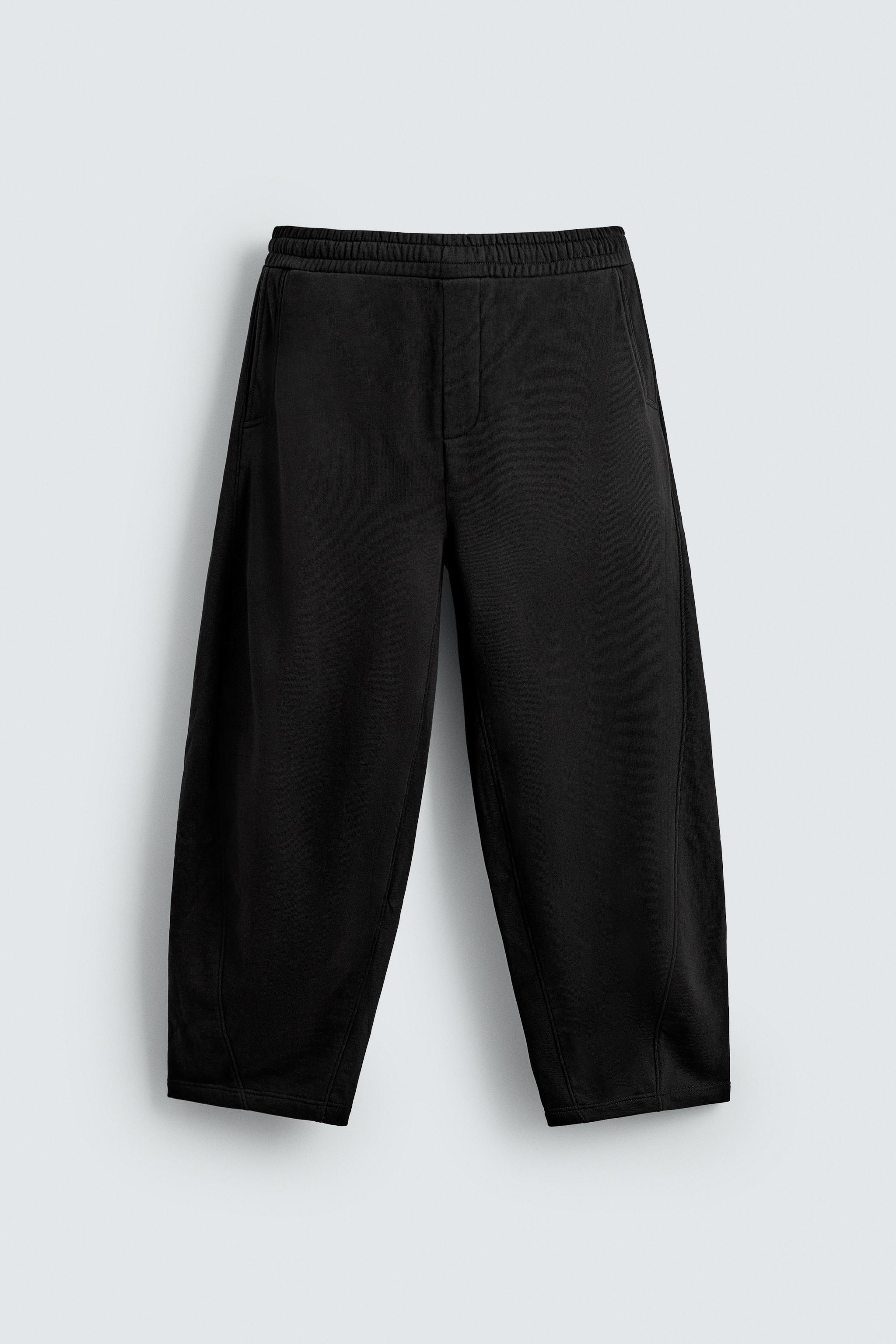 ZARA 黒 ジャージパンツ Lサイズ ZARA - 【セール‼️】ZARA サイドライン ジャージ パンツ 