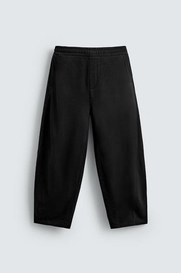 JOGGINGBROEK MET BALLOON FIT - Zwart van Zara