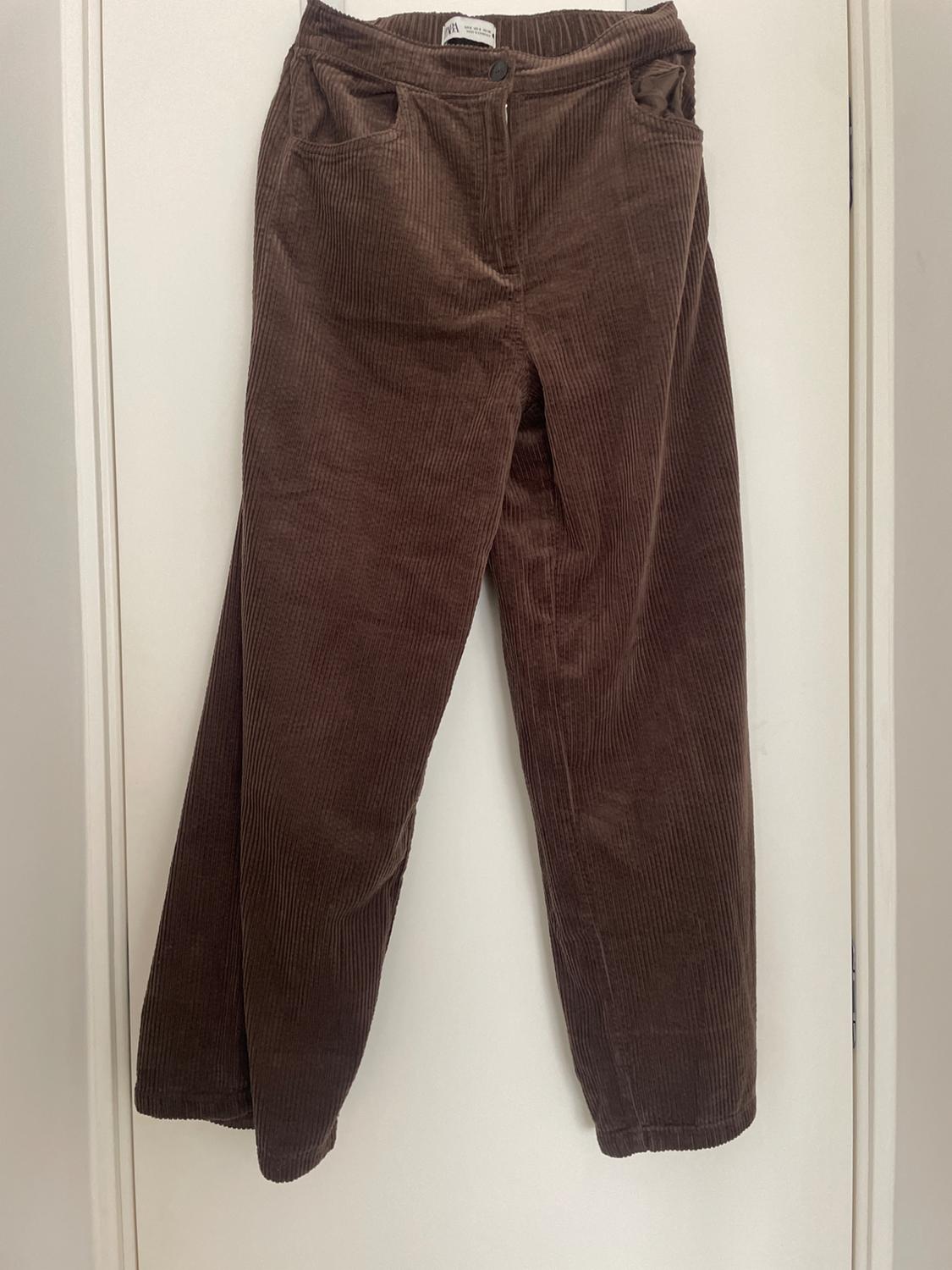 RELAXED FIT CORDUROY TROUSERS ZW COLLECTION