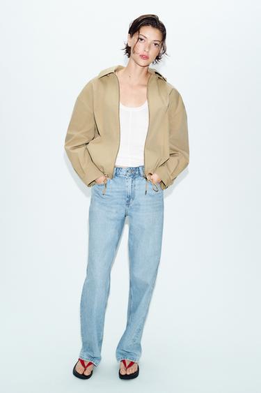 JEANS Z.03 STRAIGHT HIGH WAIST LONG LENGTH - Hellblau von Zara