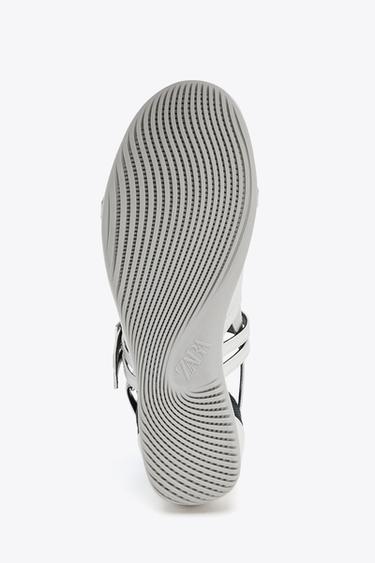 STRAPPY SPORTS SANDALS - White by Zara - Image 5