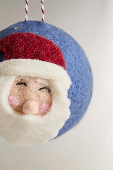 FATHER CHRISTMAS CHRISTMAS TREE DECORATION - Multicoloured by Zara - Image 2