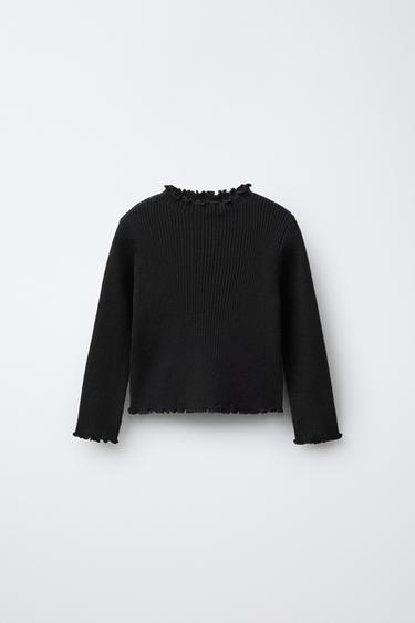 СВИТЕР В РУБЧИК — СИНИЙ от Zara