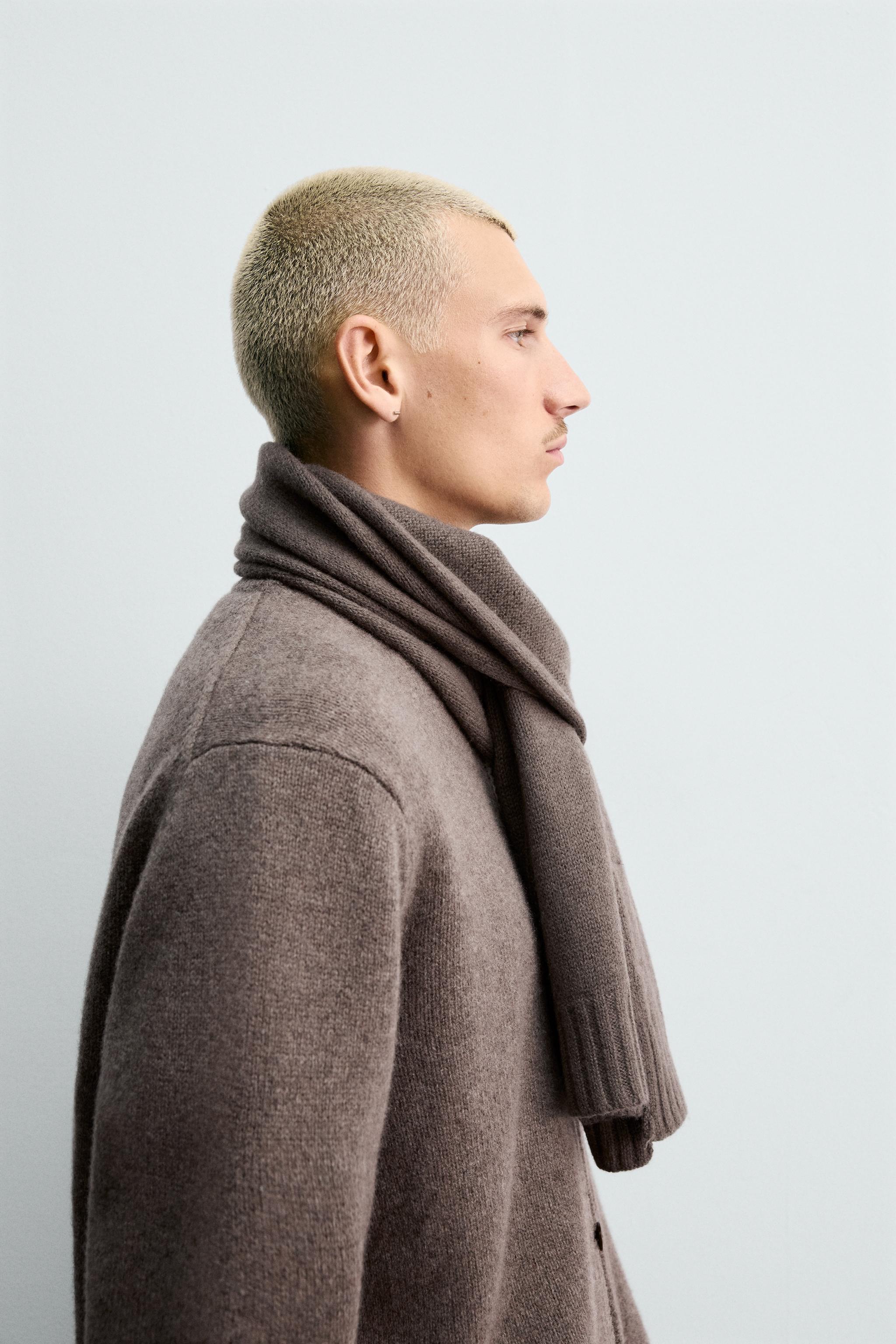 100% WOOL KNIT SCARF