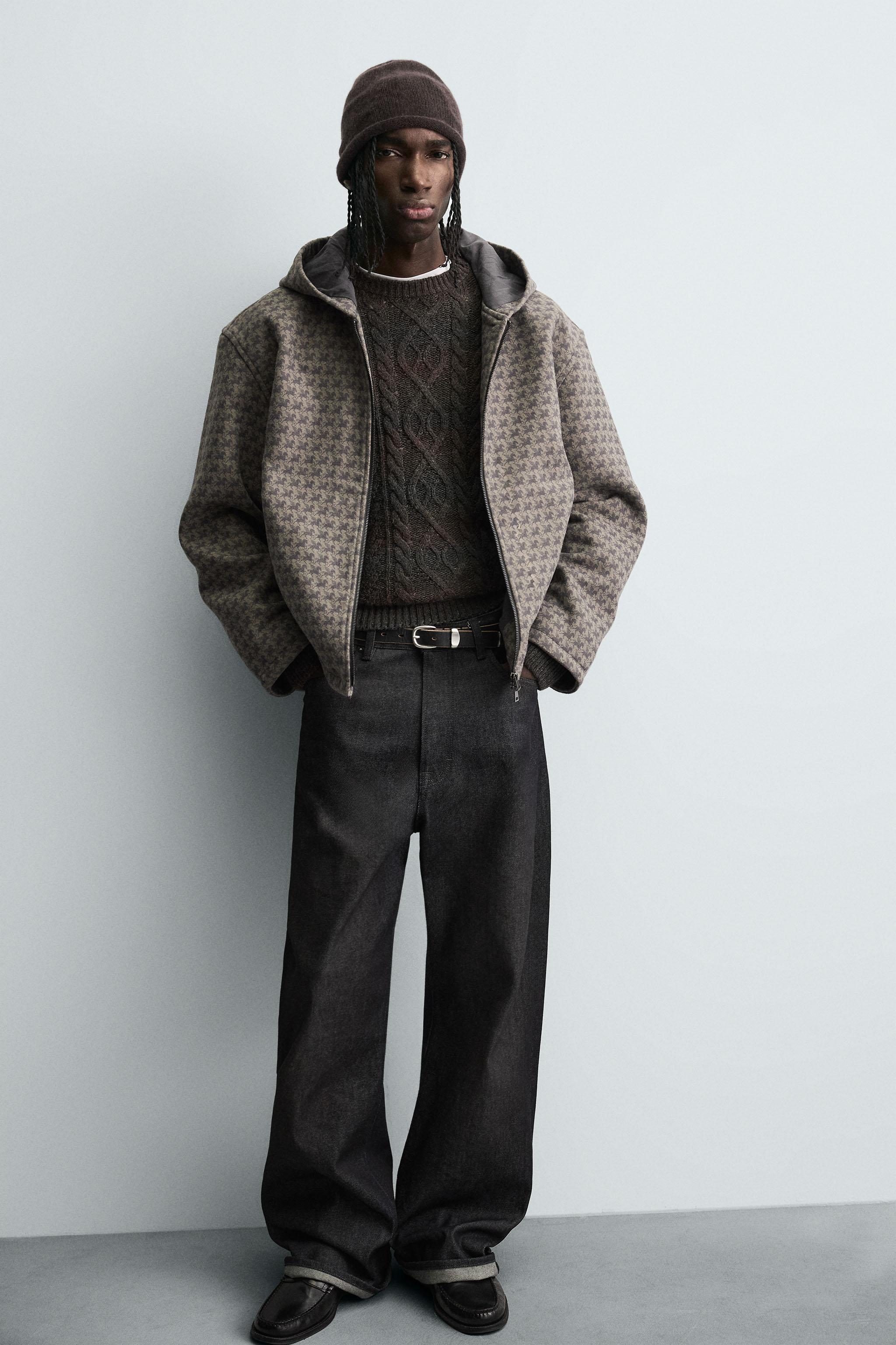 HORSE PRINT HOODIE JACKET