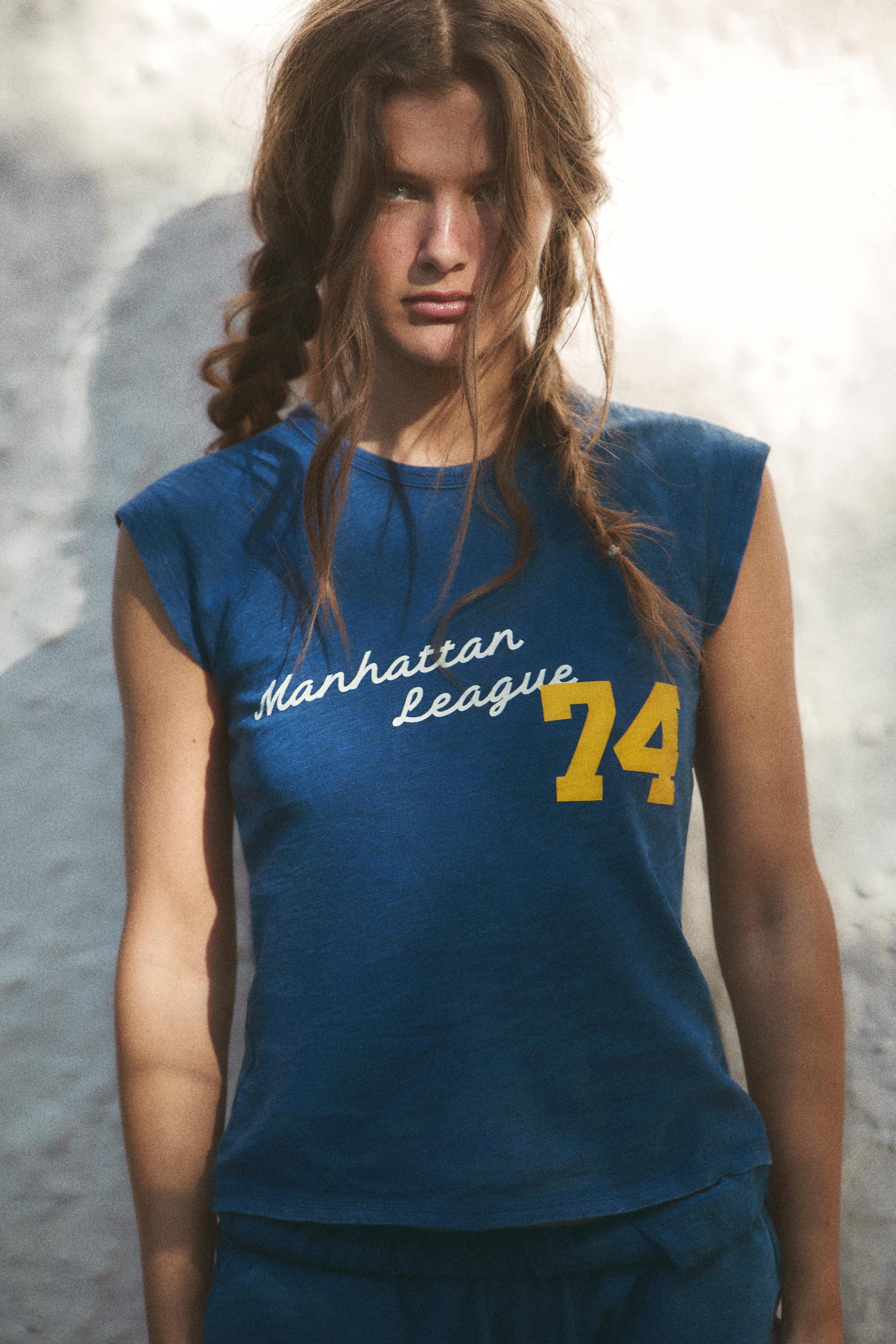 T-SHIRT FLAMMÉ À LISERÉS