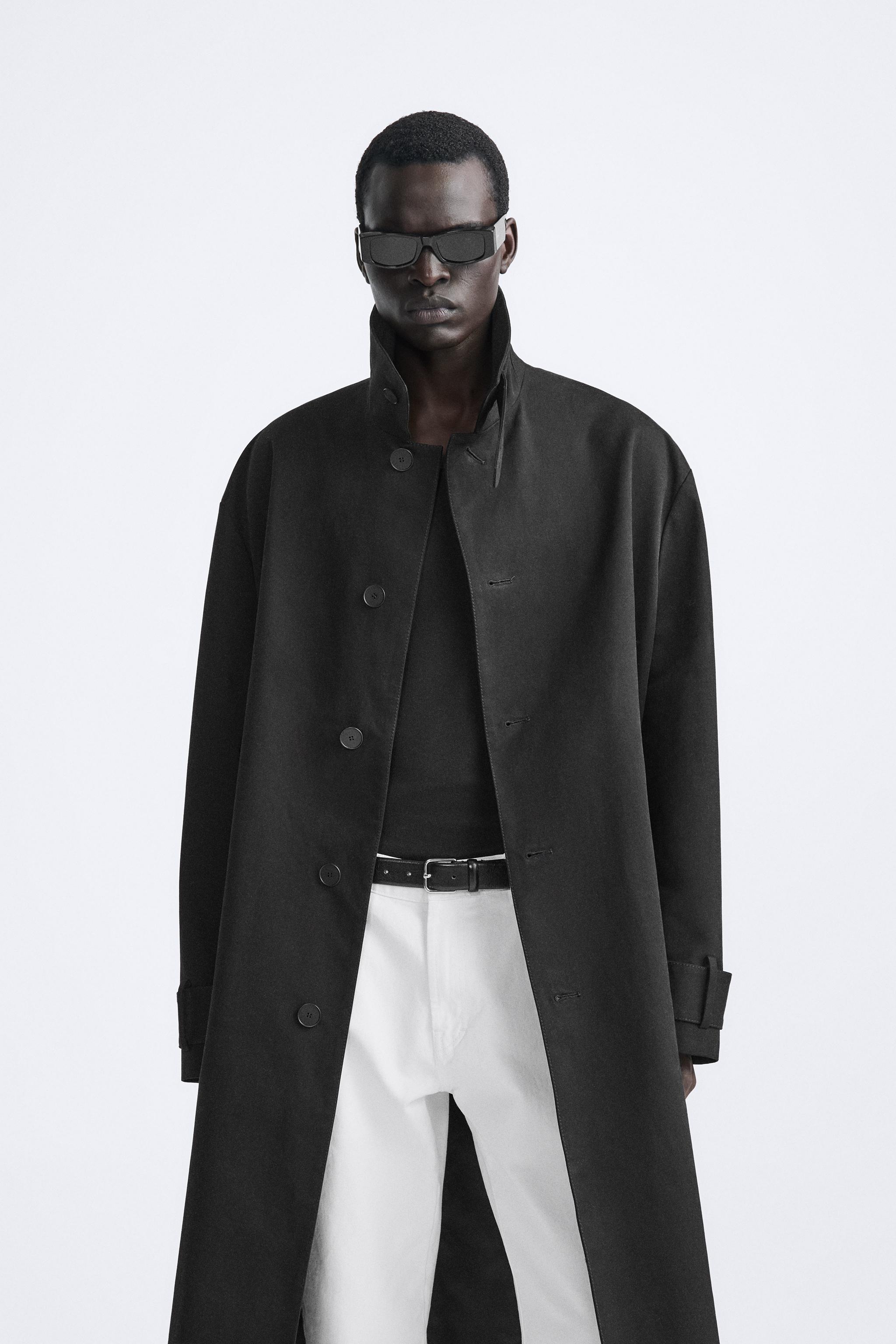 Zara store overcoat mens