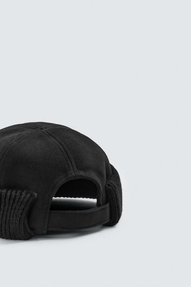 CONTRAST SHORT BEANIE - Black by Zara - Image 4