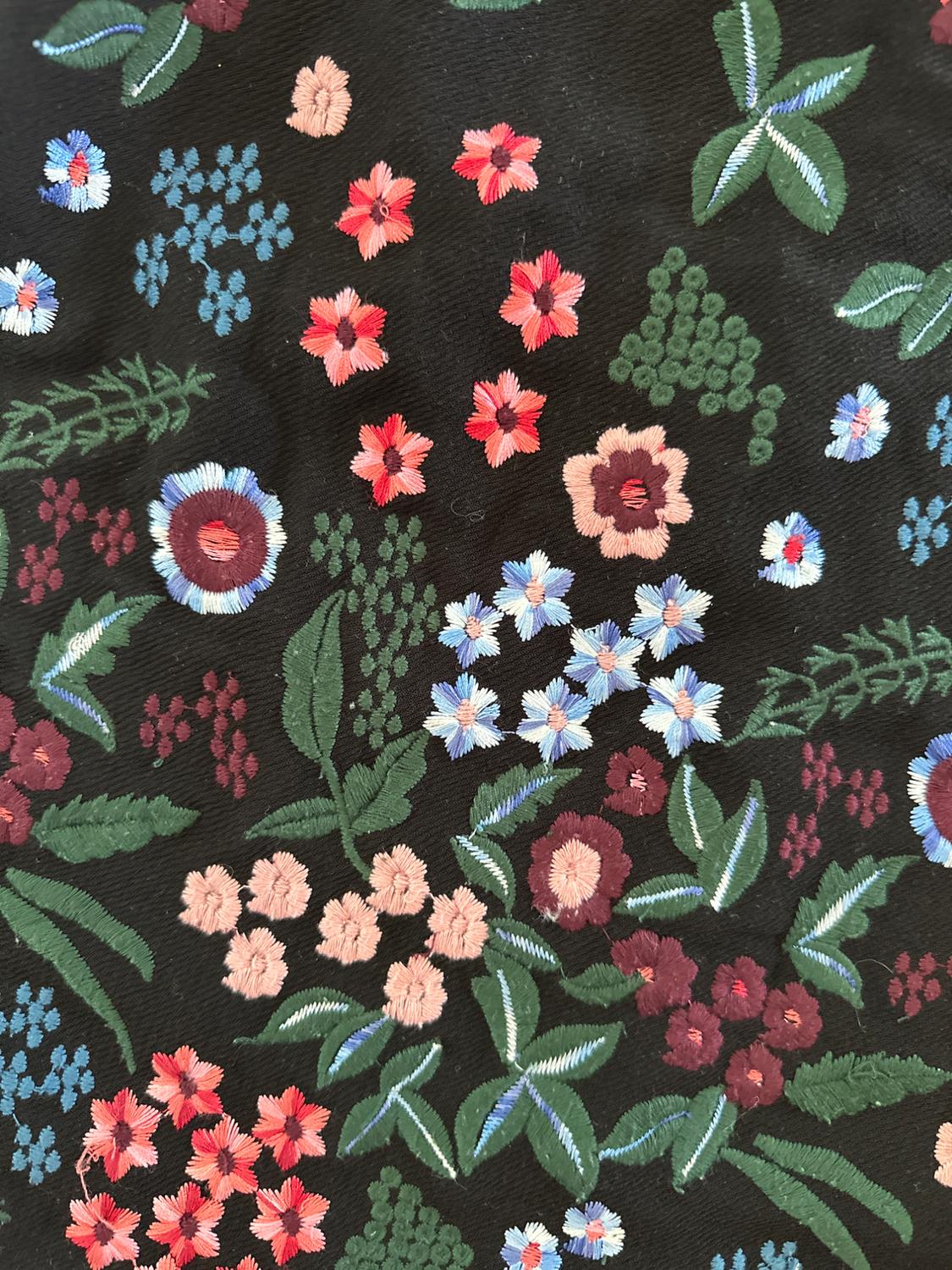 EMBROIDERED MINI DRESS - Image 3