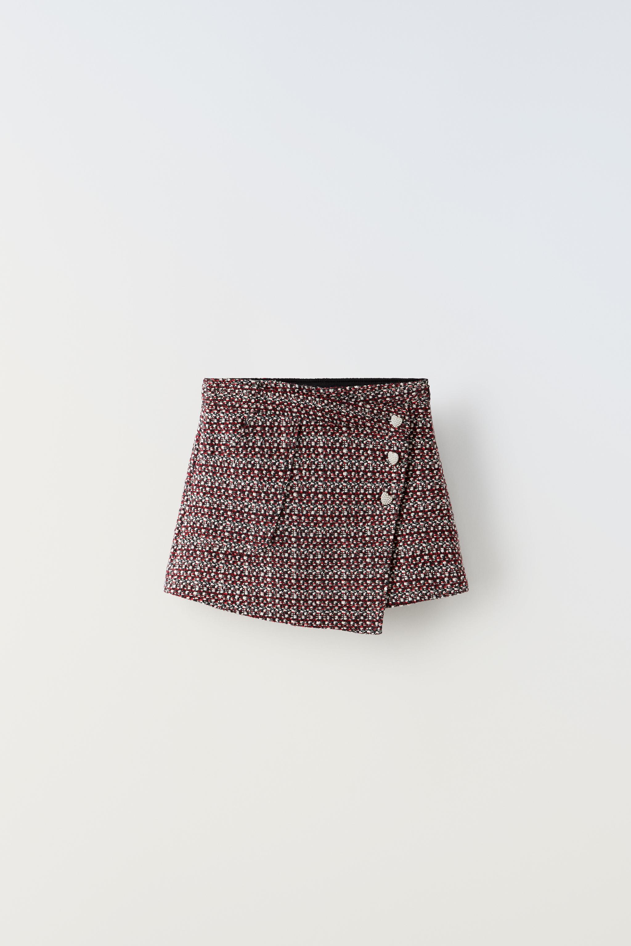 Gingham store bermuda skort