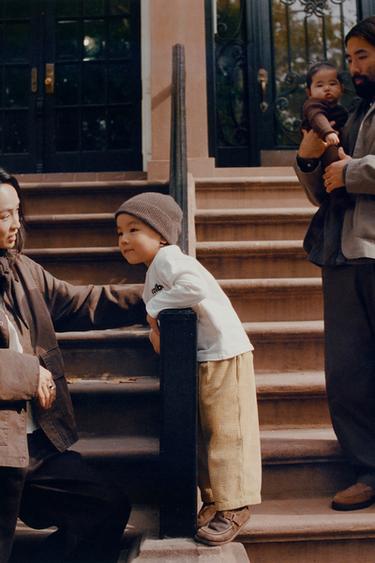 헤비웨이트 텍스트 티셔츠 - Zara 크림