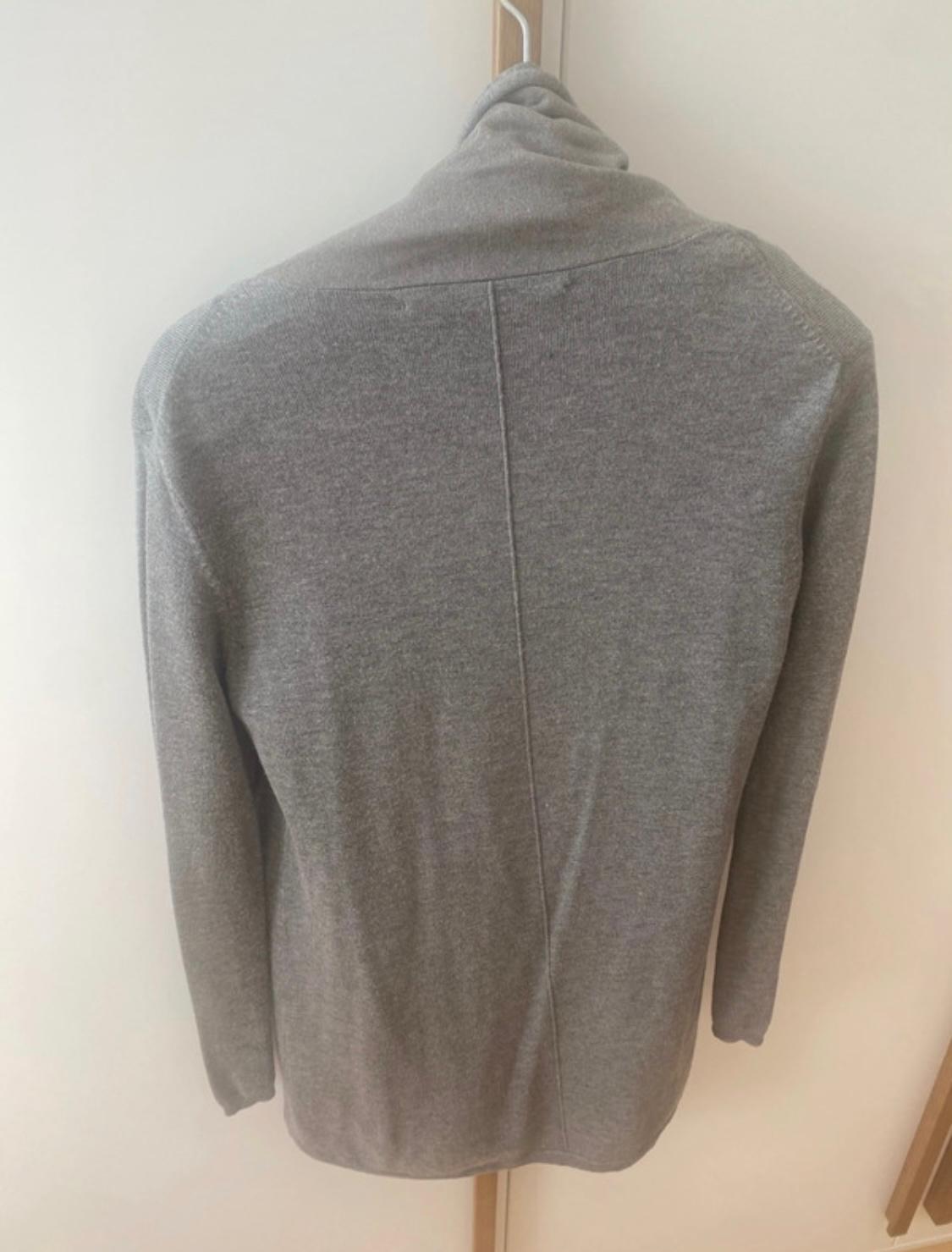 DRAPED NECK CARDIGAN - Image 2