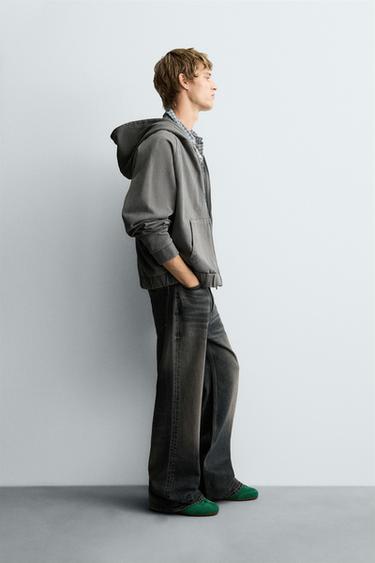 BOXY FIT HOODIE - Dark anthracite by Zara - Image 3