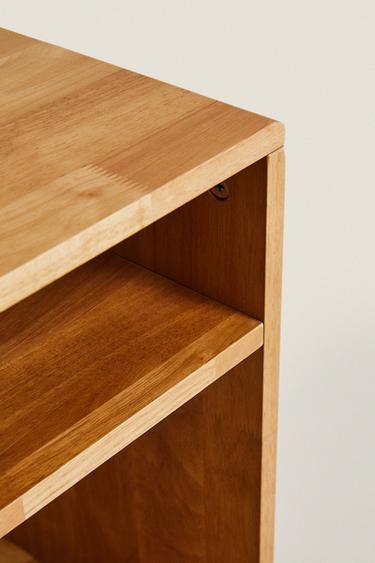 WOODEN BEDSIDE TABLE - Light beige by Zara - Image 4