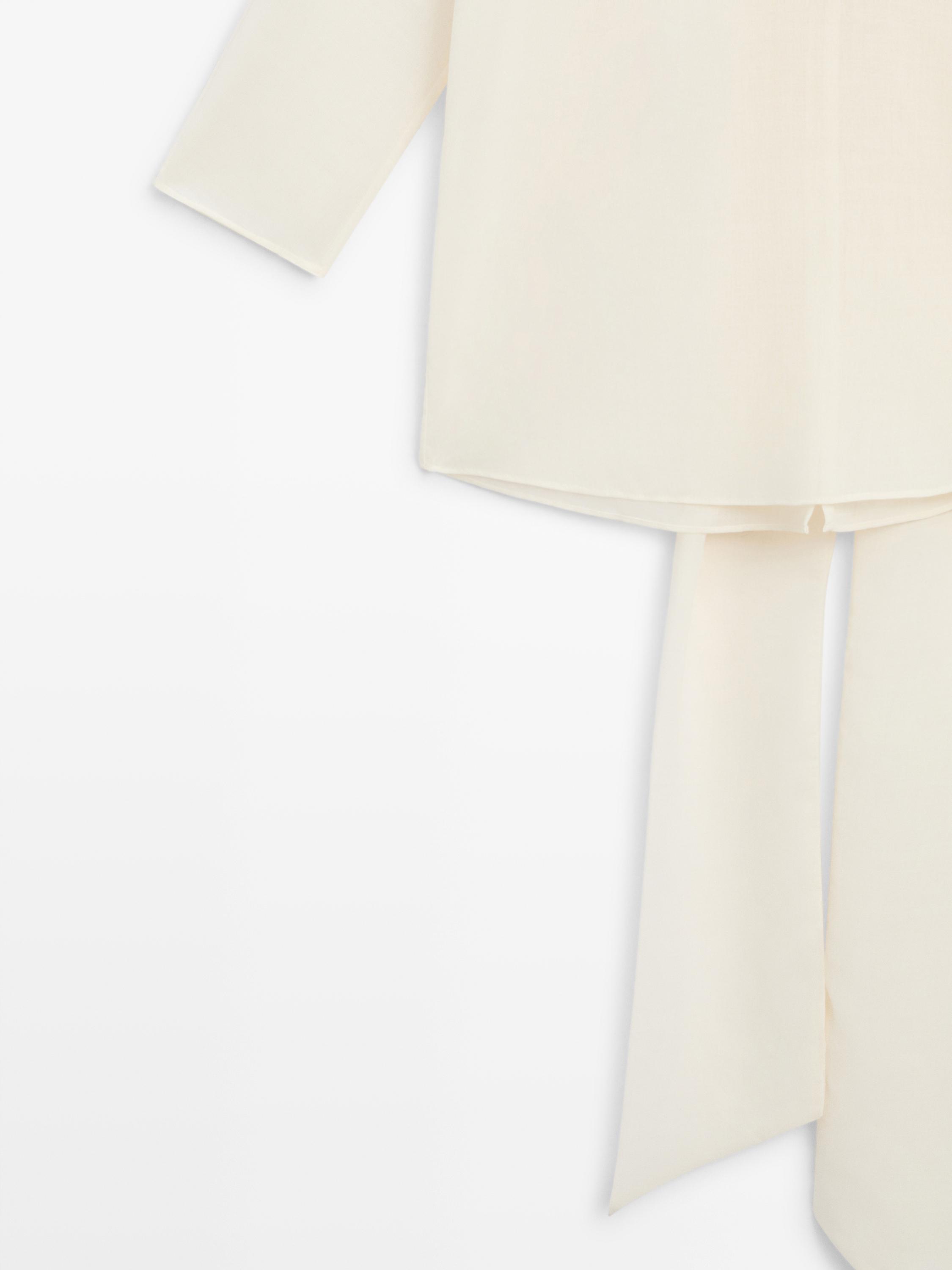 Flowing blouse with tie detail - STUDIO