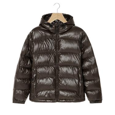 PROŠÍVANÁ BUNDA 80% PEŘÍ - 20% PEŘÍ - Čokoládová od Zara