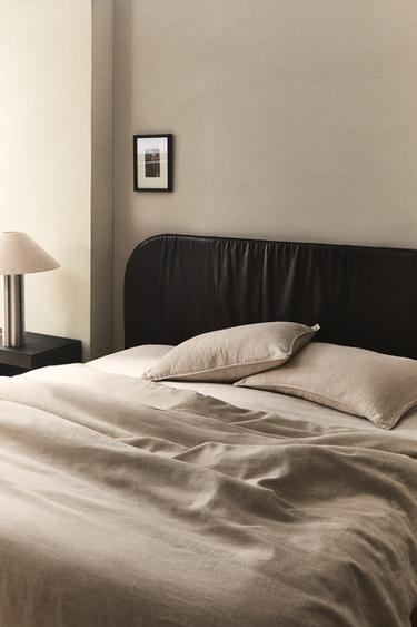 FUNDA DUVET LINO LAVADO (160 GxM²) - Beige claro de Zara