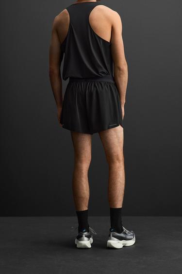 SHORT RUNNING SHORTS - Black by Zara - Image 2