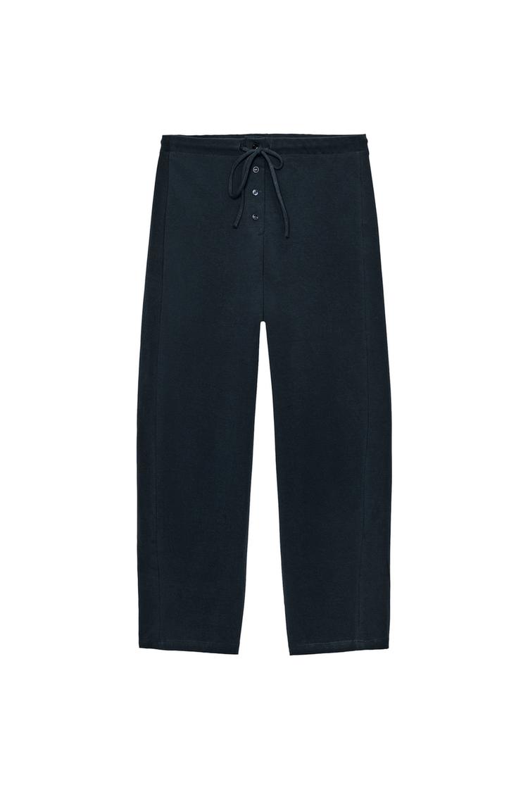 INTERLOCK CARROT FIT TROUSERS