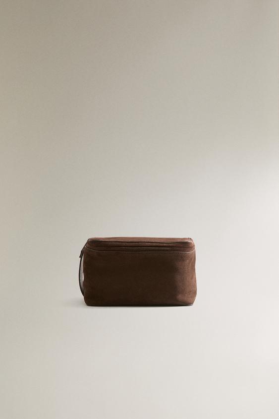 NECESER GAMUZA - Marrón Chocolate de Zara - Imagen 0