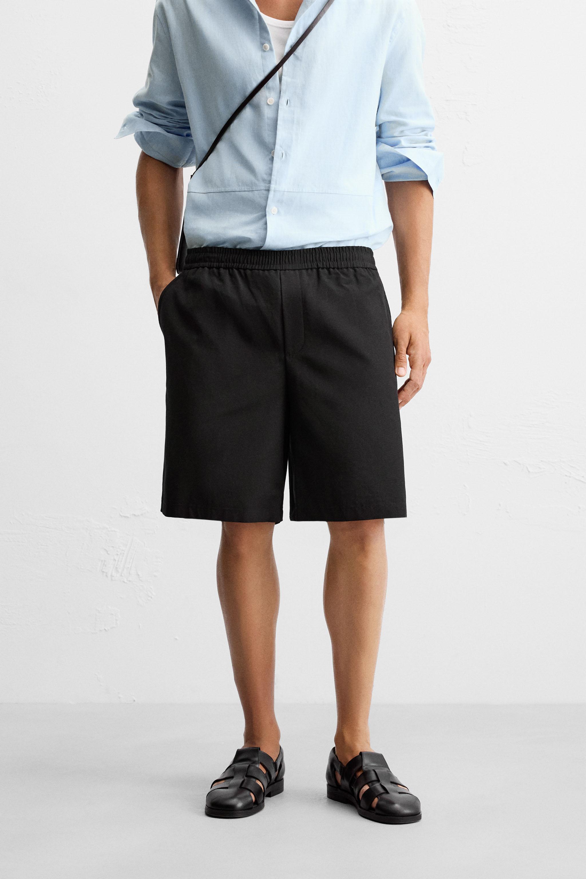 BERMUDA REGULAR FIT STRUCTURÉ
