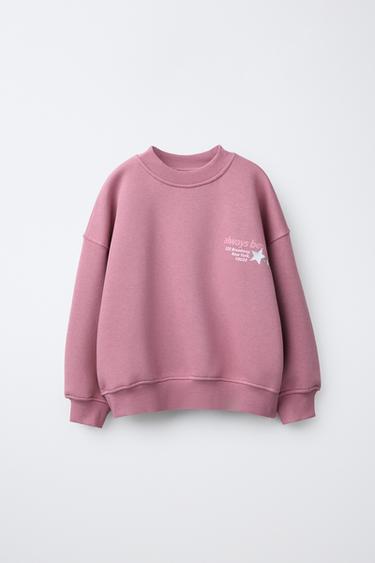 SHINY STARS SWEATSHIRT - Pink by Zara - Image 0