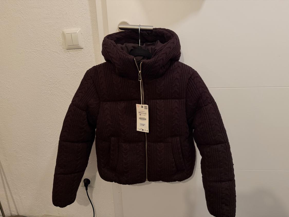 CABLE KNIT HOODED ANORAK - Image 4