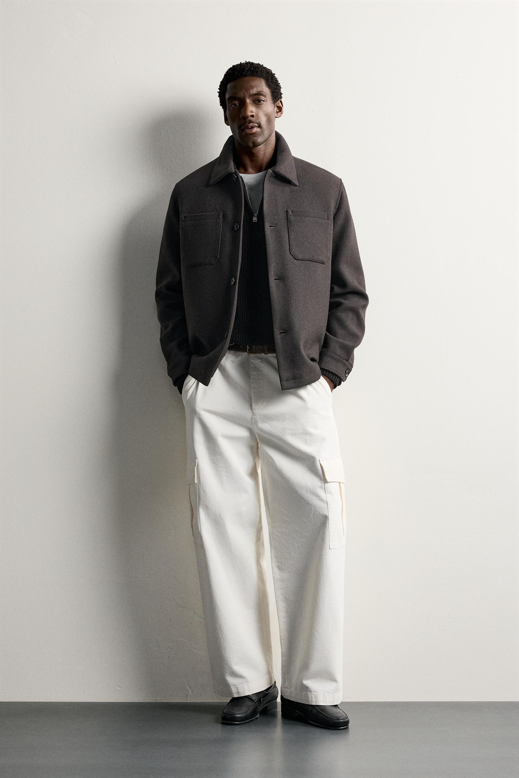 CONTRAST QUILTED OVERSHIRT
