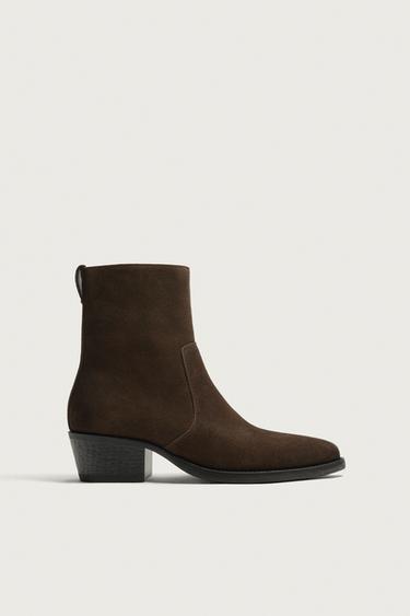 LEATHER BOOTS — Brown 1