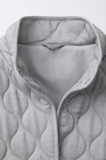 PUFFER JACKET - Pearl grey by Zara - Image 2