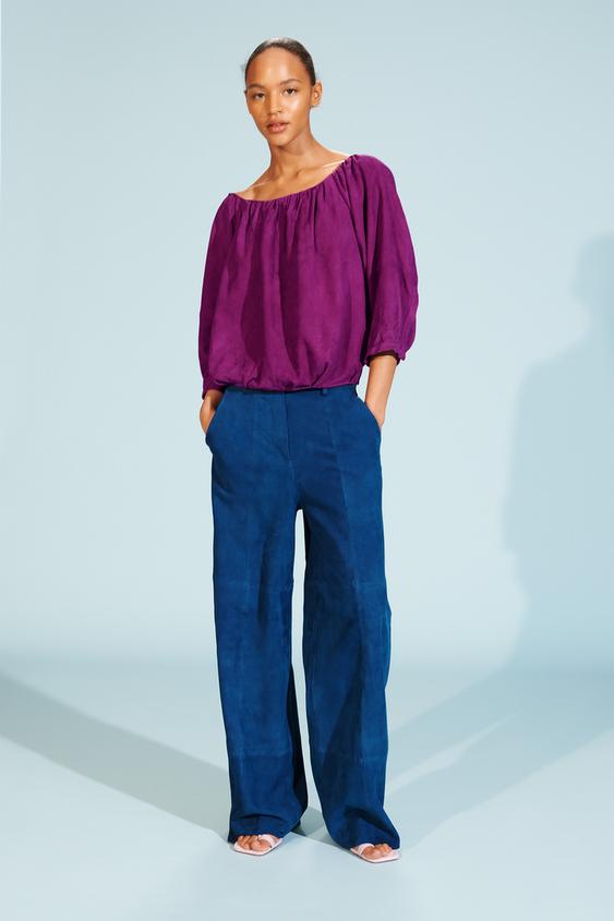 LIMITED EDITION SUEDE LEATHER TOP