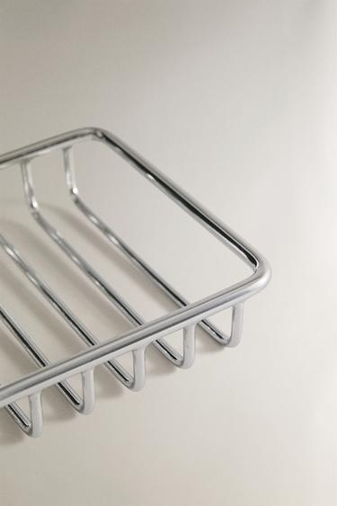 METAL WALL SOAP DISH — Silver 2