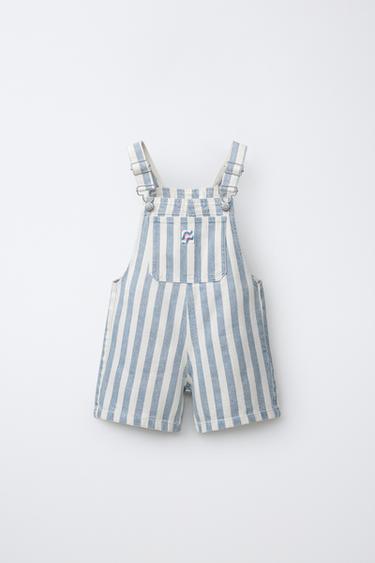 PETO CURTO SARGA RAIAS - Azul de Zara