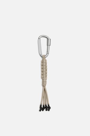Zara KNOT KEYCHAIN - Bone White
